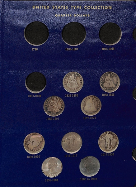  Assortment of 1831-1971 US Coins Including Large Cents, Buffalo Nickels, & Eisenhower Coins 